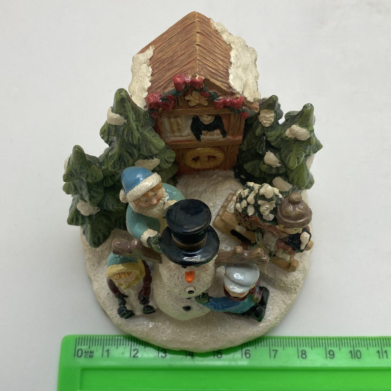 Innenmodell "Schneemann bauen" - 85 x 94 mm - Schneekugelhaus